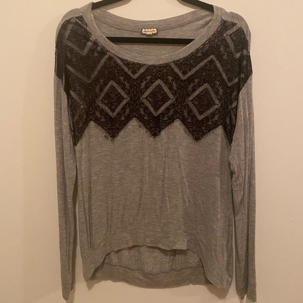 Womens Black Lace Top